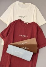 تیشرت نرمال طرح enjoy کد 777 - تصویر 2